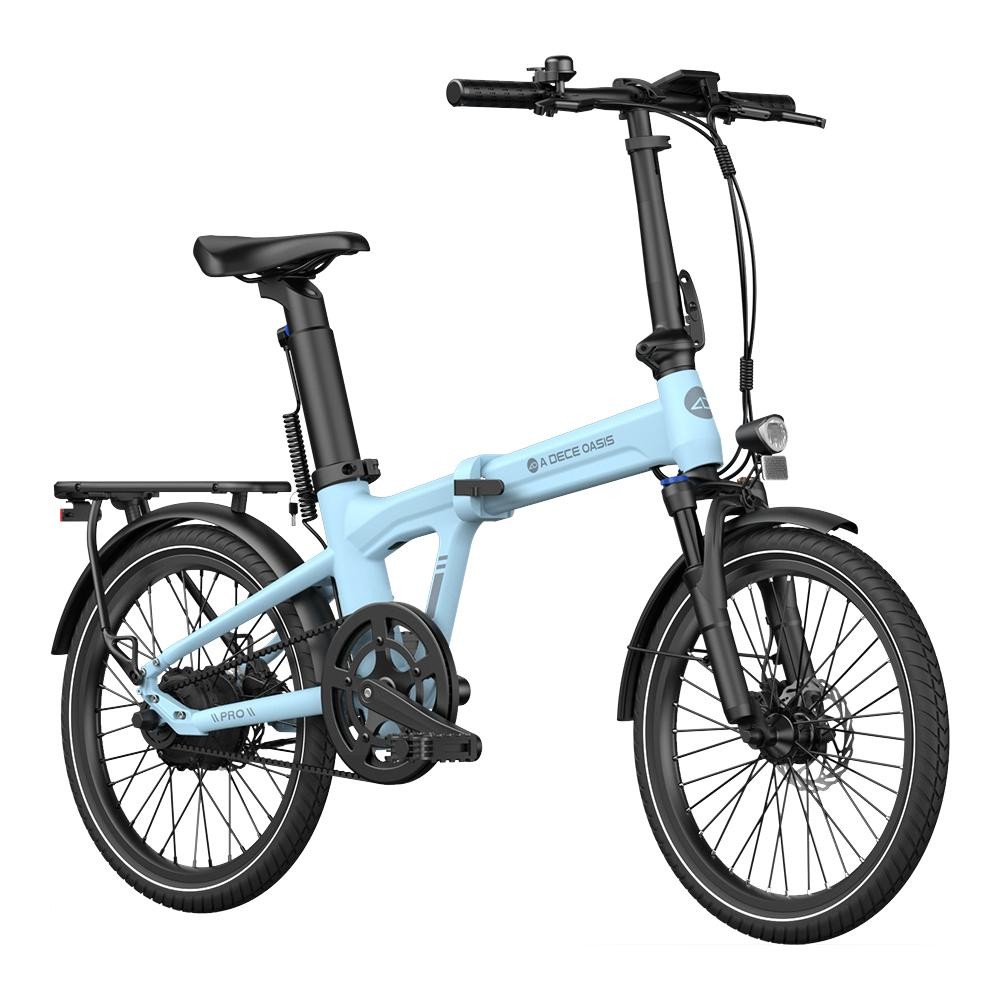 ADO Air 20 Pro — azul pastel, perspetiva frontal