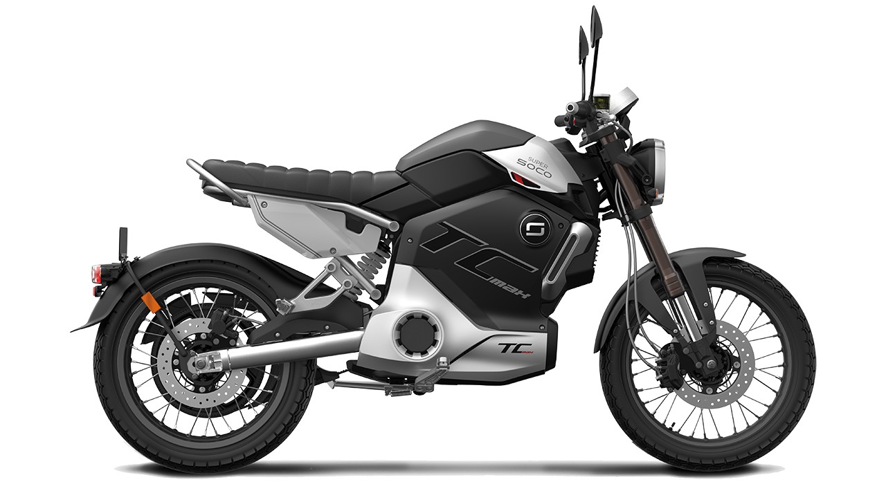 Super Soco TC Max — vista lateral